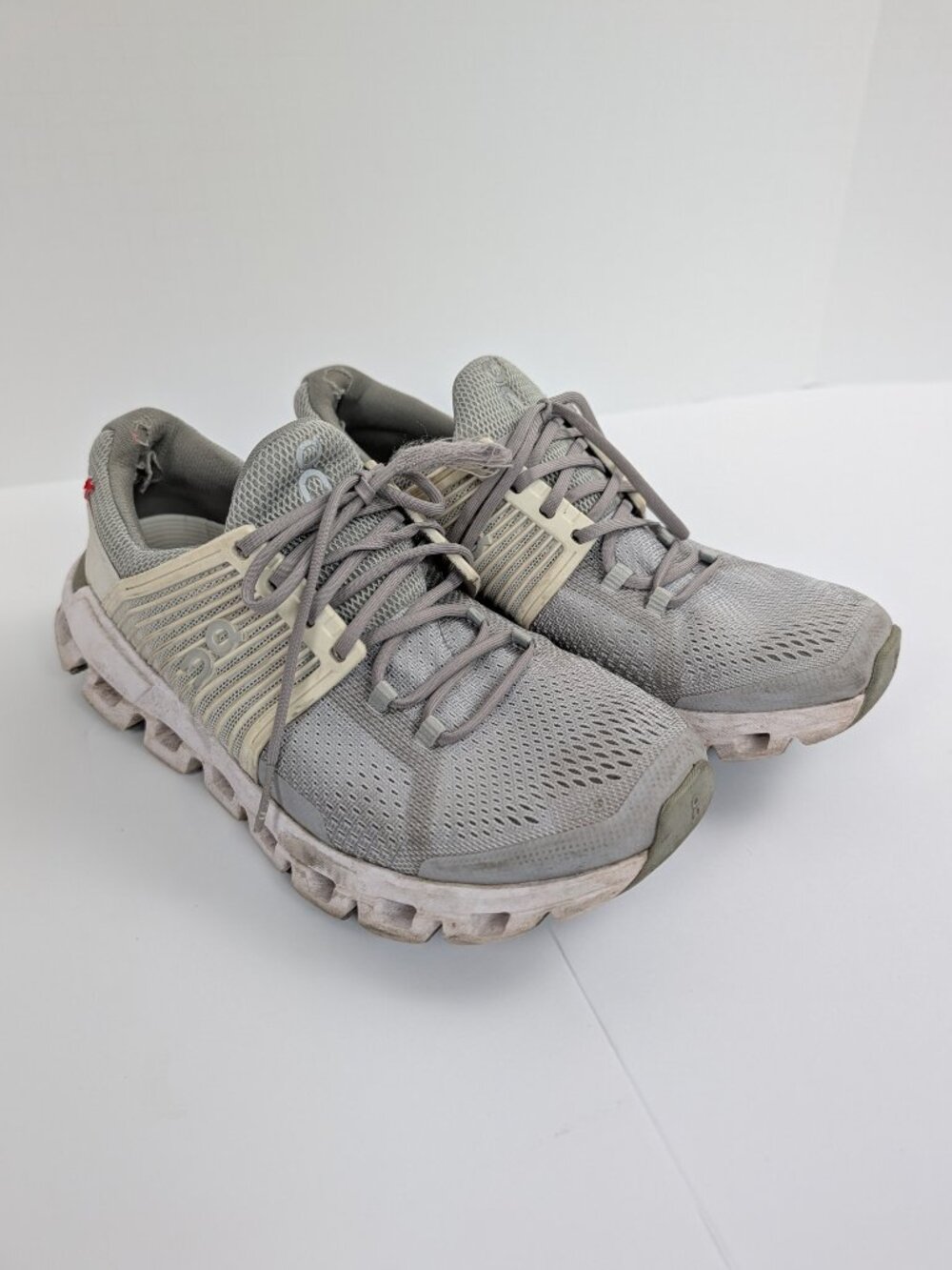 On Cloudswift Women's Running Shoes 7.5 Glacier White Mesh Sneakers